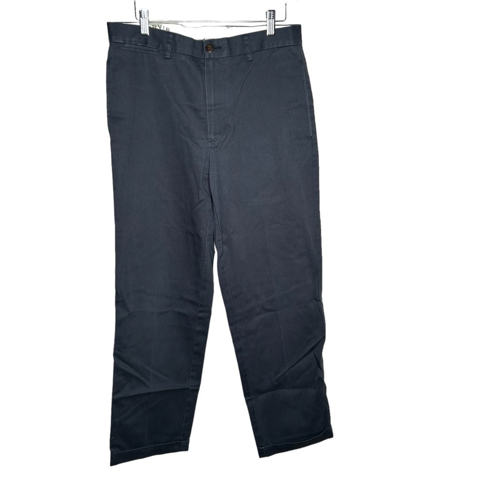 ORVIS Mens Khakis Trim Fit Pants Chino Mens Blue Cotton 32x29
